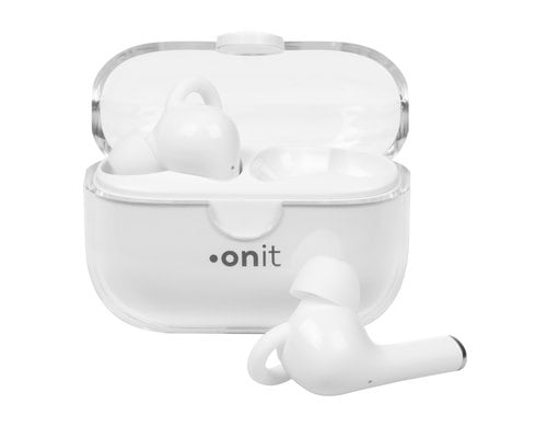 onit TWS Headset Pro ENC in-ear transp.weiss / BT5.3 /  Mikro / Buds
