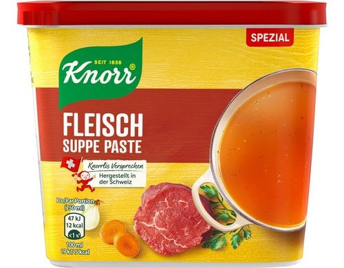 Knorr Fleisch Suppe spezial Paste Dose 850 g