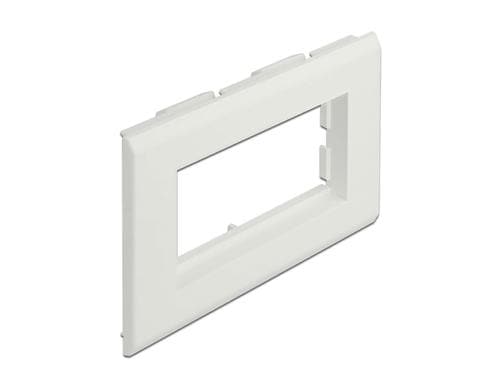 Delock Easy 45 Modulträger, 130x80mm Kanal passend für Geräteeinbaukanal