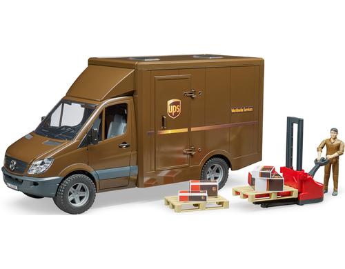 Bruder UPS mit Fahrer und Zubehör