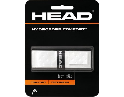 HEAD Tennis Grip HydroSorb Comfort Basisband, white
