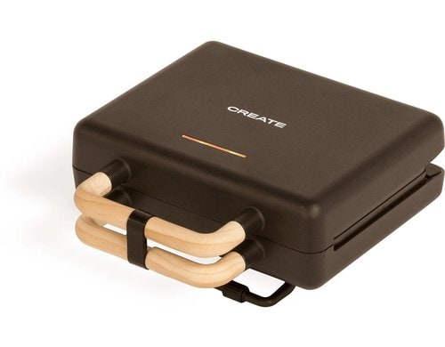 Create Waffel- und Sandwichmaker schwarz 800W, 3in1, beschichtet