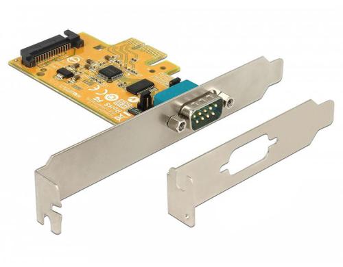 Delock 90293 PCI Express Karte 1 x Seriell, mit Spannungsversorgung ESD-Schutz