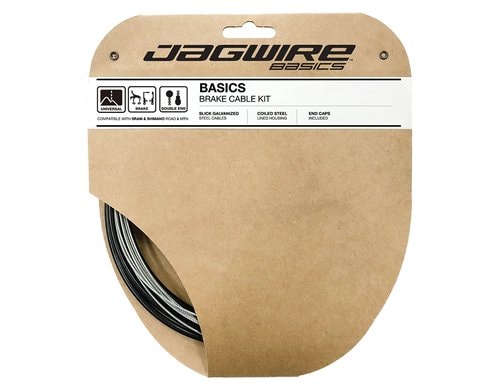 JAGWIRE Bremskabel/Hülle, BRAKE BASICS 5mm SET Road/MTB SRAM/SHIMANO black