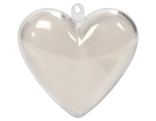 Creativ Company Aufhänger Herz Acryl, 6.5 cm, 10 Stück