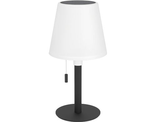 Eglo Tischleuchte MONTAPALMA Solar, weiss/schwarz