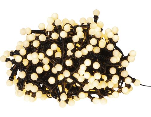 Star Trading Lichterkette Berry Mini schwar inkl. LED WW, IP44, 600cm