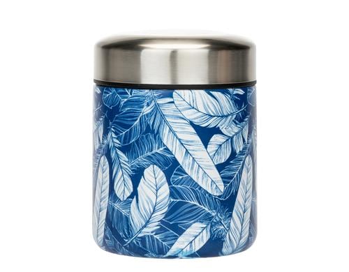 KOOR Food Pot Thermo 400ml Blue Feather Stainless Steel, doppelwandig