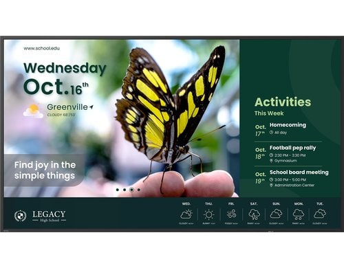 Benq ST6504 Public Display 65 Ultra HD,  350cd/m2, 18/7, 4GB, Android