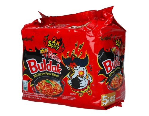 Buldak Double-Spicy Extreme Hot Chicken 5 x 140 g