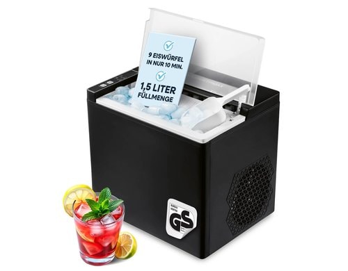 GOURMETmaxx Eiswürfelmaschine Eiswürfelbereiter 150W