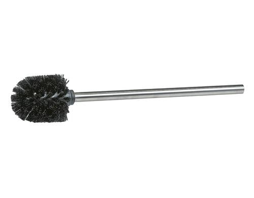 Zeller Ersatz WC-Bürste Edelstahl, Schwarz