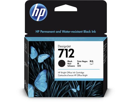 HP Tinte Nr. 712 - Black (3ED71A) DesignJet T200, T600, 80ml