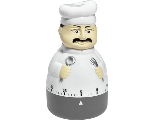 Küchentimer Koch weiss/grau, FE-TFA
