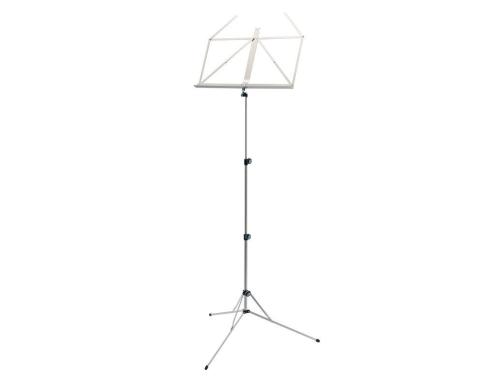 K&M 101 Notenpult nickelfarbig, faltbar