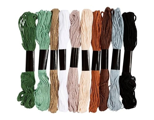 Creativ Company Stickgarn 10 x 8 m, Erdtöne