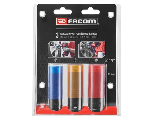 Facom IMPACT-Steckschlüssel 1/2Z Set 3 teilig