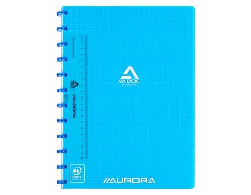 Adoc Ringheft Pap-Ex Colorline A4, blau