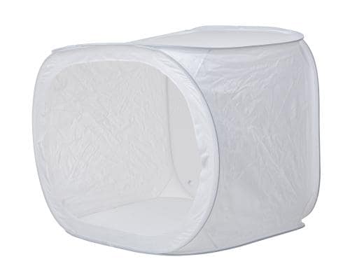 Dörr Aufnahmebox faltbar 120x120cm weiss inkl. 4 farbige Hintergründe