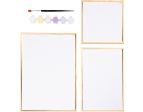 Creativ Company Keilrahmen mit Farbe Set