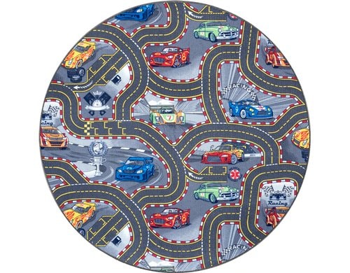 Hanse Home Kinderteppich Race Track 100% Polyamid, 133 cm, Multicolor