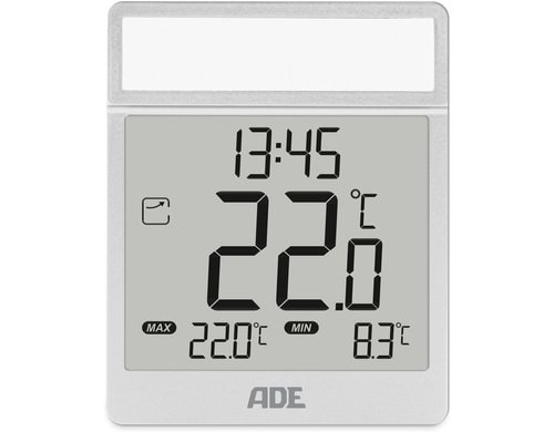 ADE Fensterthermometer Pantone 877C Gusseisen, 5.5x9.4x29.5 cm (LxTxH)