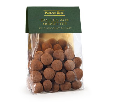 Boules aux noisettes et chocolat au lait 160 g