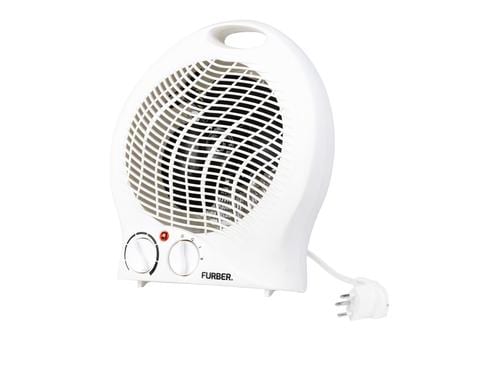 FURBER Heizlüfter Weiss weiss, 2000W, 3 einstellbare Stufen
