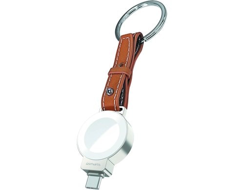 4smarts Wireless Charger für Apple Watch für Apple Watch, Silber