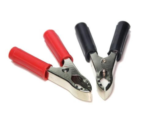 EP Klemmen mit 4mm Anschluss rot/schwarz