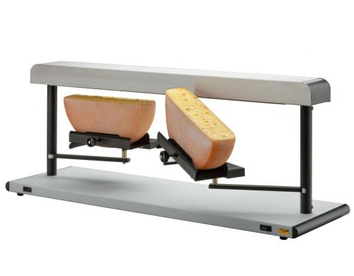 TTM Raclettegerät Evolène kippbarer Käsehalter, für 2 Käsehälften