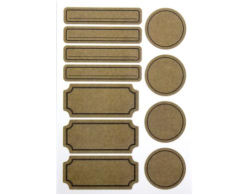 Artoz Sticker Etiketten 6 Blatt