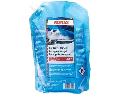SONAX Antifrost + KlarSicht Winter-Scheibenreiniger, -20 °C, 2 l