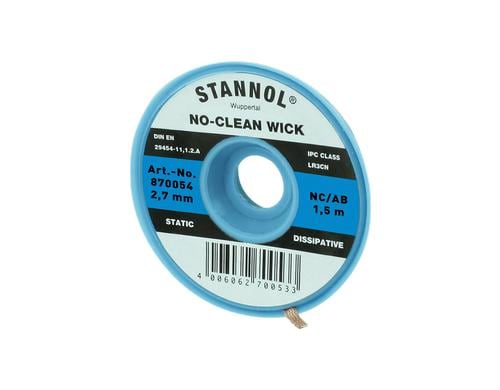 Stannol NC-BB Entlötlitze 2.7mm x 1.5m halogenfrei