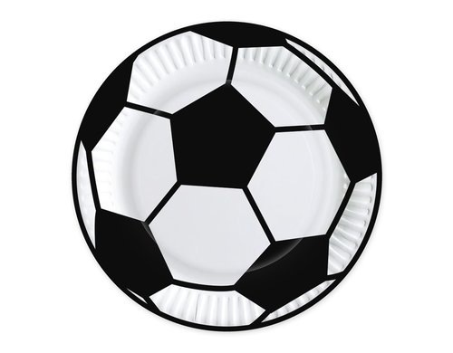 B+C Teller Football 23 cm 10 Stück
