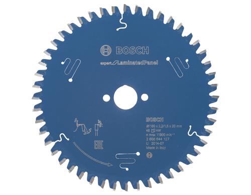 Bosch Professional Kreissägeblatt Expert Laminated Panel, 160x20x2,2 mm, 48