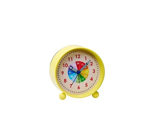 ChicMic Kinder Lern Uhr-yellow sun Alarm, Licht, exkl. Batterie 11x11x5.2cm