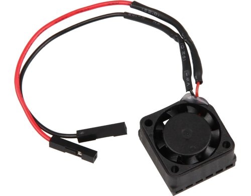 jOY-it RB-HEATSINK2 Kühlkörper inkl.Lüfter 5V, 2*2cm, Schwarz, für Einplatinencomputer
