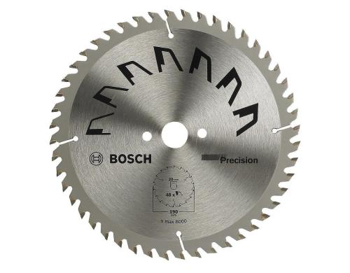 BOSCH Kreissägeblatt Precision 190mm, für Hartholz