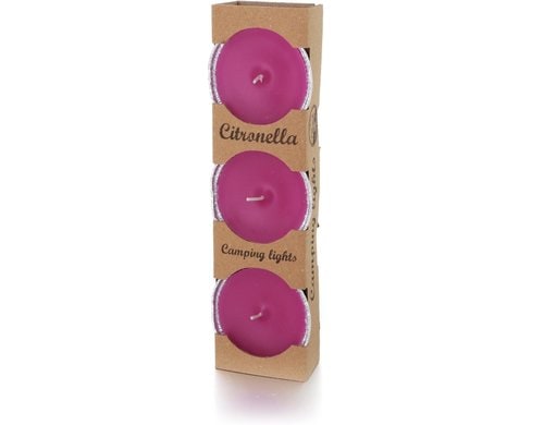 Balthasar Camping Lights Citronella Blackberry, 8x3.5 cm (DxH), 12h