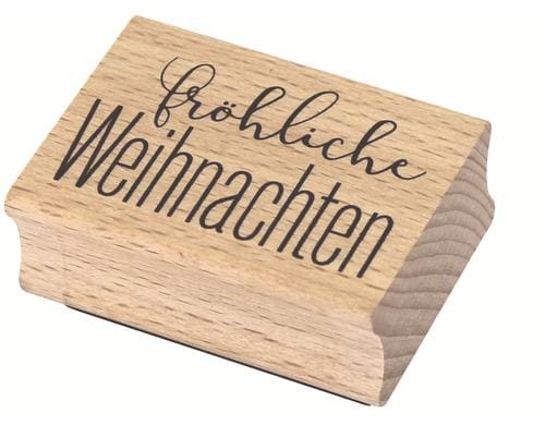 Artoz Stempel Fröhliche Weihnachten 50 x 35 x H19 mm