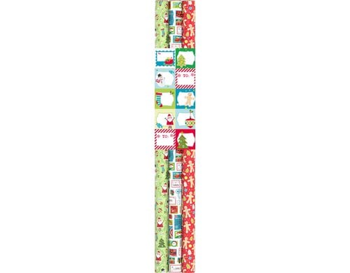 B+C Geschenkpapier-Set 3 Rollen + Stickers