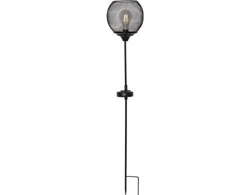 Star Trading Solar Garden Stick Sunlight 0.13W, 5lm, 2200K, IP44, Schwarz