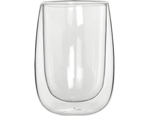 Bialetti Becher VERONA 450 12,5 h x 8,5cm,  doppelwandiger glas