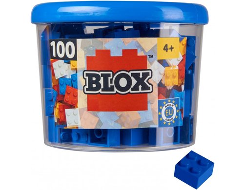 BLOX 100 blaue 4er Steine in Dose