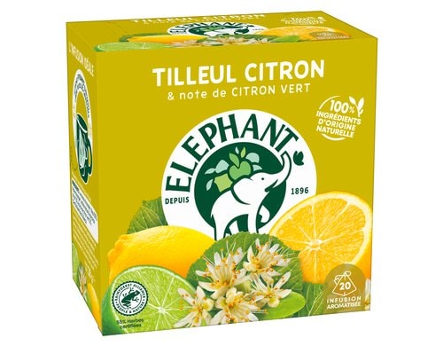Eléphant Infusion Tilleul Citron 20 Stück