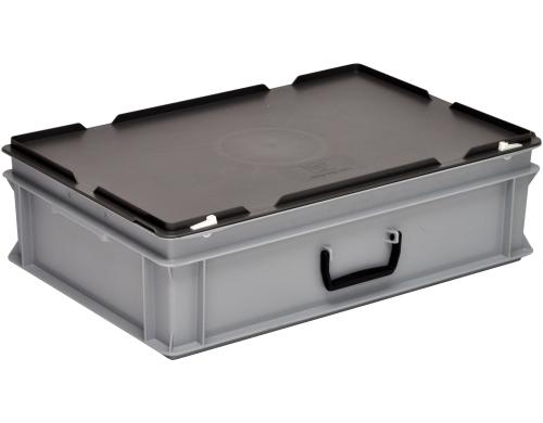 Utz Koffer 600x400x184 Deckel mit Schnappverschlüssen