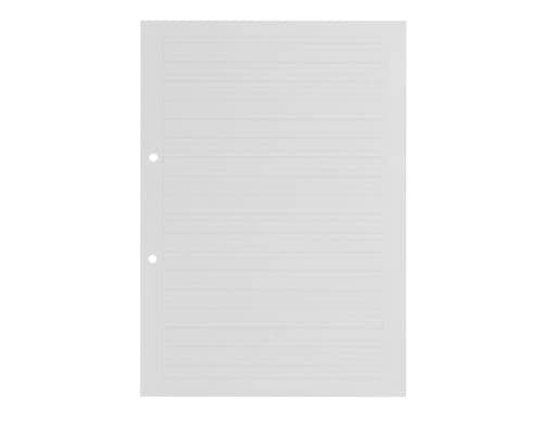 Ingold Heftblätter A4, 500 Stück 5 mm liniert, Standlinie, 2-Loch