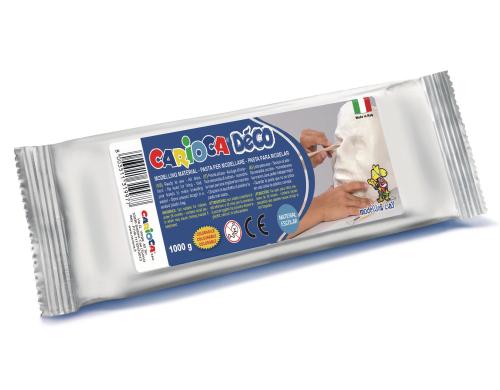 Carioca Modelliermasse Déco weiss 1000g