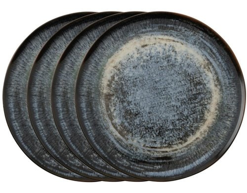 AK Set 4 Pizzateller Cm 32 Galaxy Neptune Stoneware